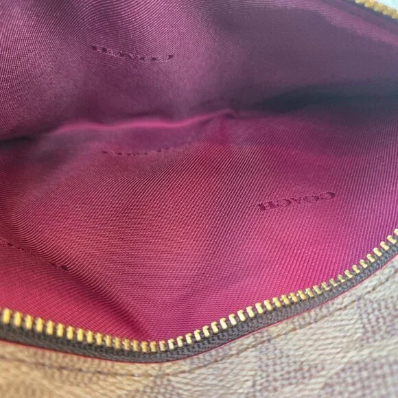 Coach Charlie Pouch In Signature Canvas - Picture 16 of 16